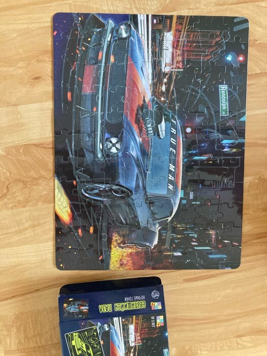 Фотография покупателя товара Пазлы светящиеся «Ночные гонки», 88 деталей - Фото 2