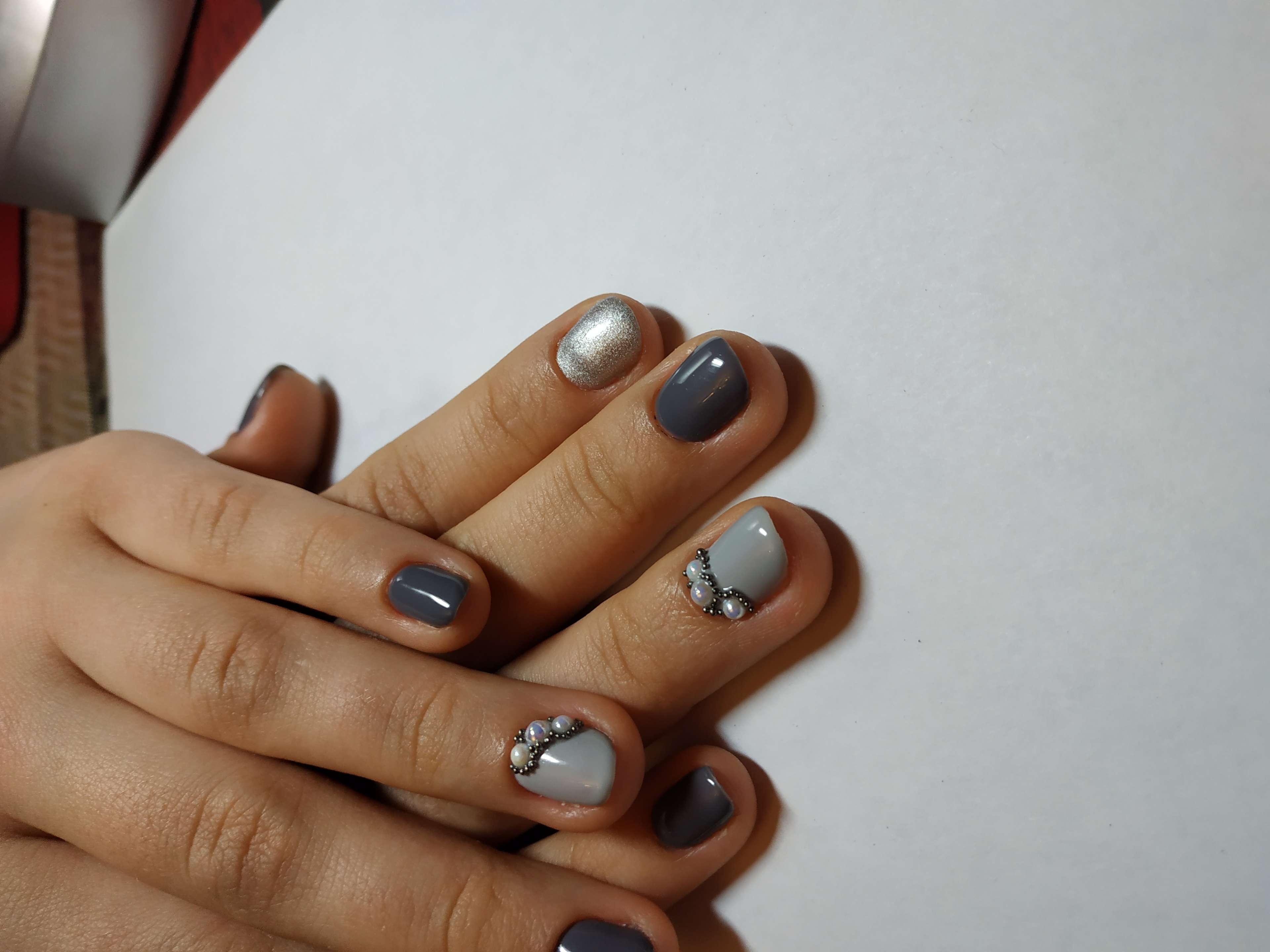 Фотография покупателя товара Гель-лак для ногтей, 216-101-26, однофазный, LED/UV, 10мл, цвет 216-101-26 серый