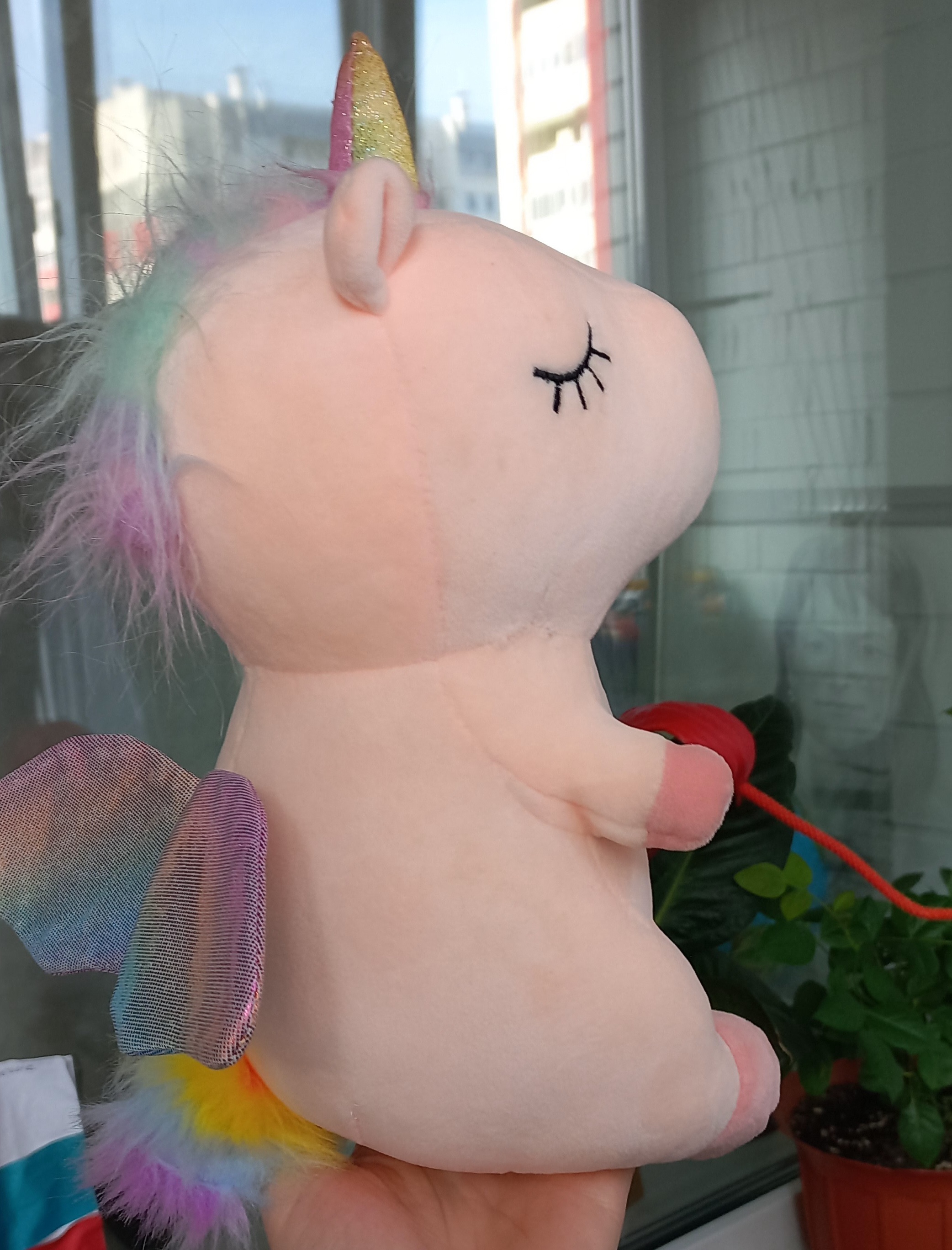 Фотография покупателя товара Мягкая игрушка «Единорог с сердцем», цвета МИКС - Фото 5