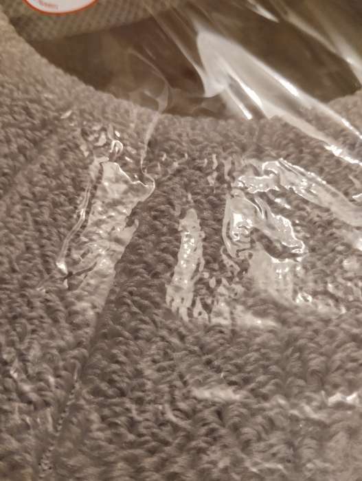 Фотография покупателя товара Чехол на сиденье для унитаза на резинке, 28×28 см, 29 гр, цвет МИКС
