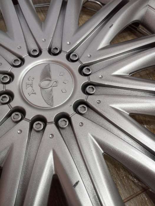 Фотография покупателя товара Колпаки колесные R15 "СКАЙ", серебристый, набор 4 шт - Фото 3