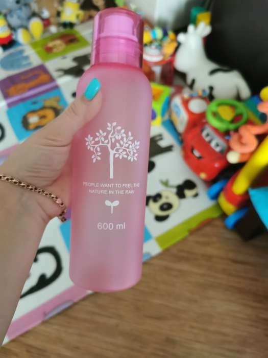 Фотография покупателя товара Бутылка для воды, 550 мл, "Дерево жизни", на шнурке, 20.5 х 6.5 см, микс - Фото 1