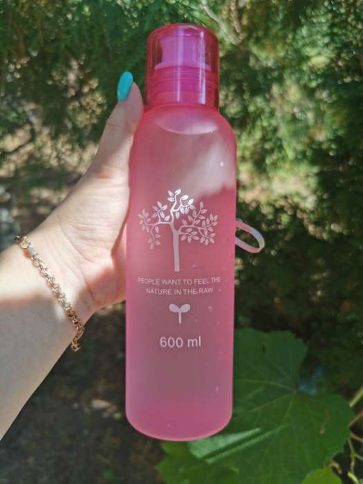 Фотография покупателя товара Бутылка для воды, 550 мл, "Дерево жизни", на шнурке, 20.5 х 6.5 см, микс - Фото 3