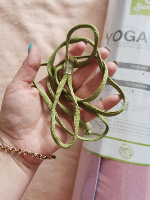 Фотография покупателя товара Коврик для йоги Sangh, 183×61×0,6 см, цвет фиолетовый - Фото 6