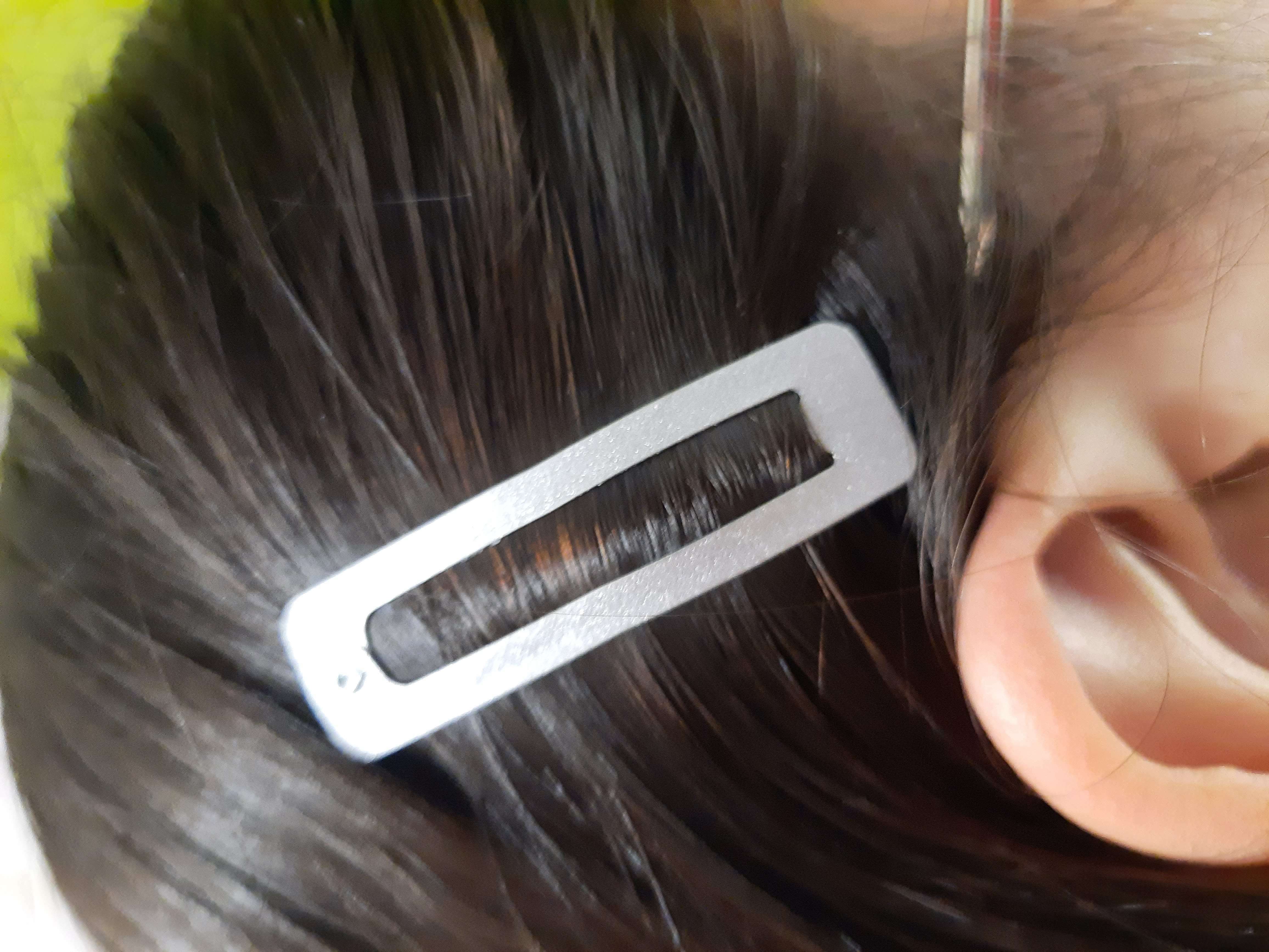 Фотография покупателя товара Невидимка для волос "Астория" (набор 10 шт) перламутр, 5 см, микс - Фото 1