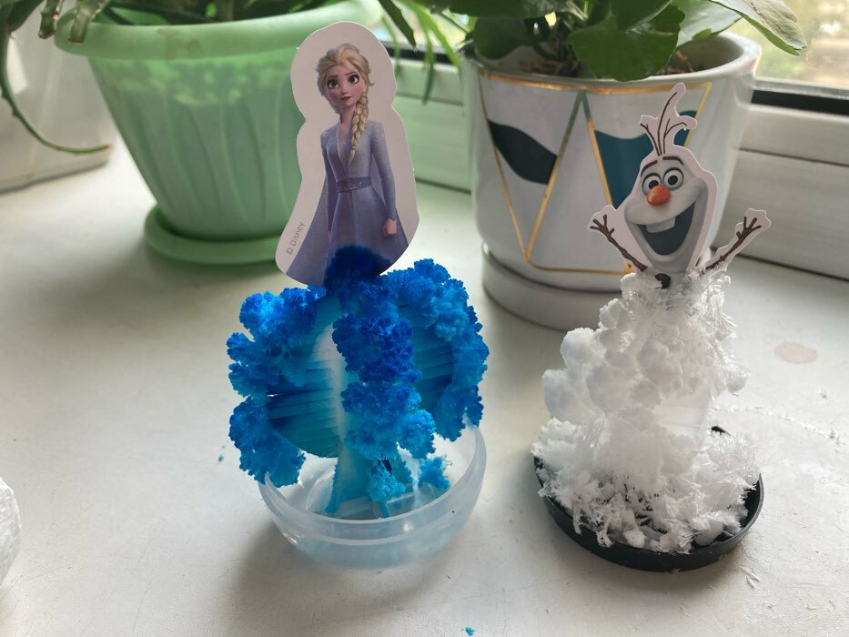 Фотография покупателя товара Набор для выращивания кристаллов,опыты, "Волшебные кристаллы" Холодное сердце: Олаф