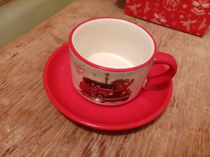 Фотография покупателя товара Чайная пара Доляна «Красный кардинал», 2 предмета: чашка 210 мл, блюдце d=15 см - Фото 11
