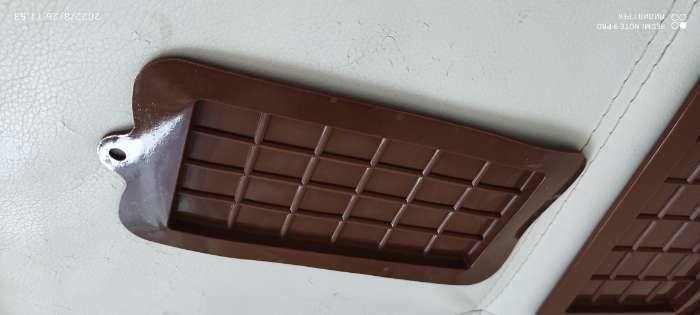 Фотография покупателя товара Форма для шоколада Доляна «Плитка», силикон, 22,5×10,5×0,2 см, 24 ячейки (2×2,5 см), цвет коричневый - Фото 12