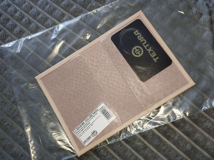Фотография покупателя товара Обложка для паспорта TEXTURA, цвет бирюзовый - Фото 2