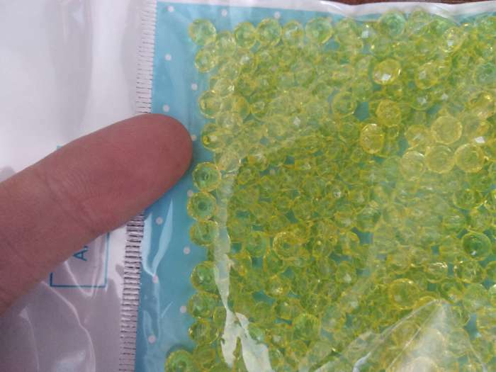 Фотография покупателя товара Бусины для творчества пластик "Кристалл с гранями светло-зелёный" набор 20 гр 0,4х0,6х0,6 см   51317 - Фото 15