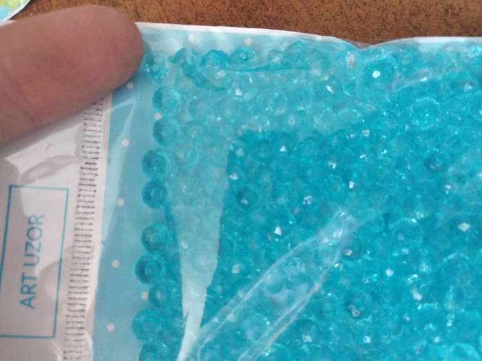 Фотография покупателя товара Бусины для творчества пластик "Кристалл с гранями голубой" набор 20 гр 0,4х0,6х0,6 см - Фото 13