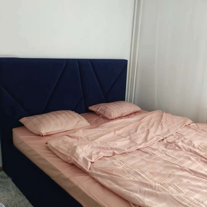 Фотография покупателя товара Постельное бельё евро «Этель» Rose gold, страйп-сатин - Фото 2