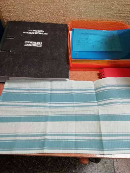Фотография покупателя товара Полотенце Доляна «Полосы», голубой 25х50 см, 100% хл., вафельное полотно 160 г/м2 - Фото 1