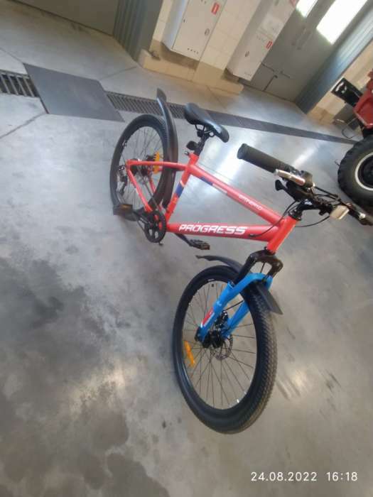 Фотография покупателя товара Велосипед 24" Progress Stoner 1.0 MD RUS, цвет красный, размер 15" - Фото 2