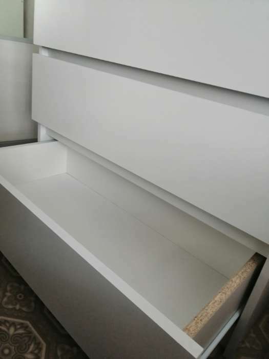Фотография покупателя товара Комод с 3-мя ящиками Мадера, 800х420х775, Белый
