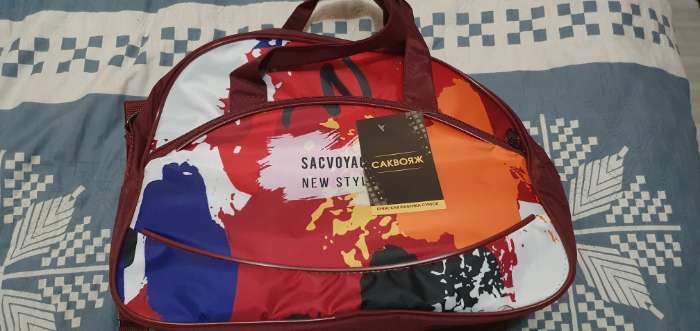 Фотография покупателя товара Чемодан малый 20" с сумкой, отдел на молнии, наружный карман, с расширением, цвет бордовый - Фото 3