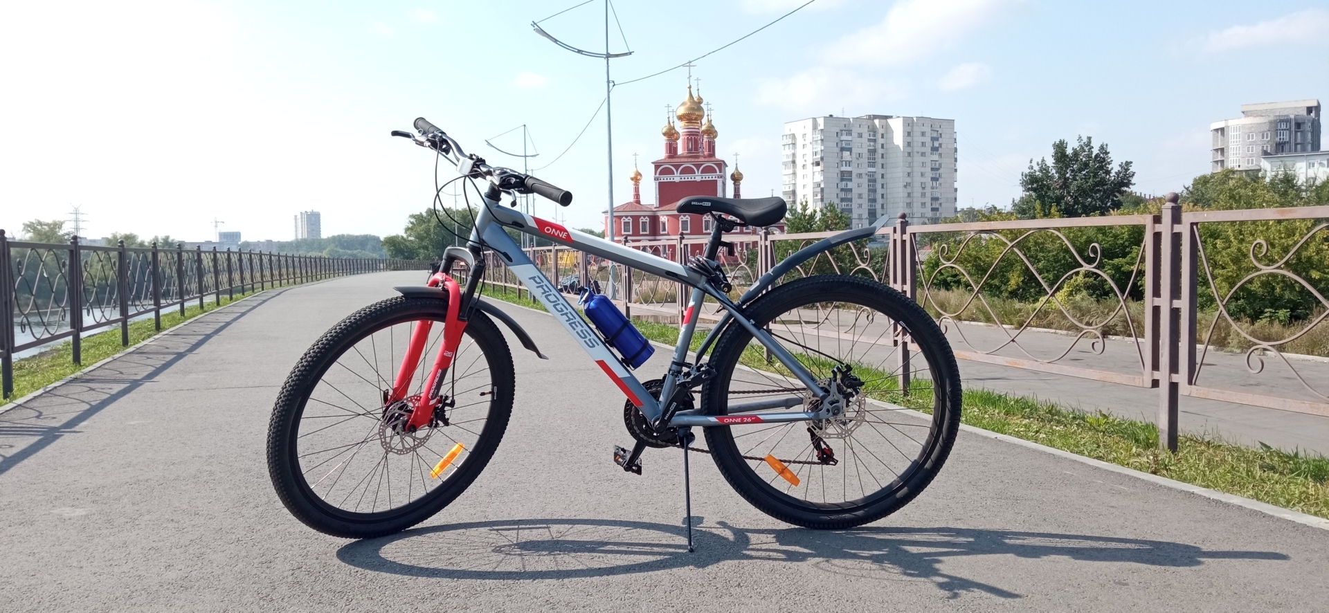 Фотография покупателя товара Велосипед 26" PROGRESS ONNE RUS, цвет серый, р. 17" - Фото 4