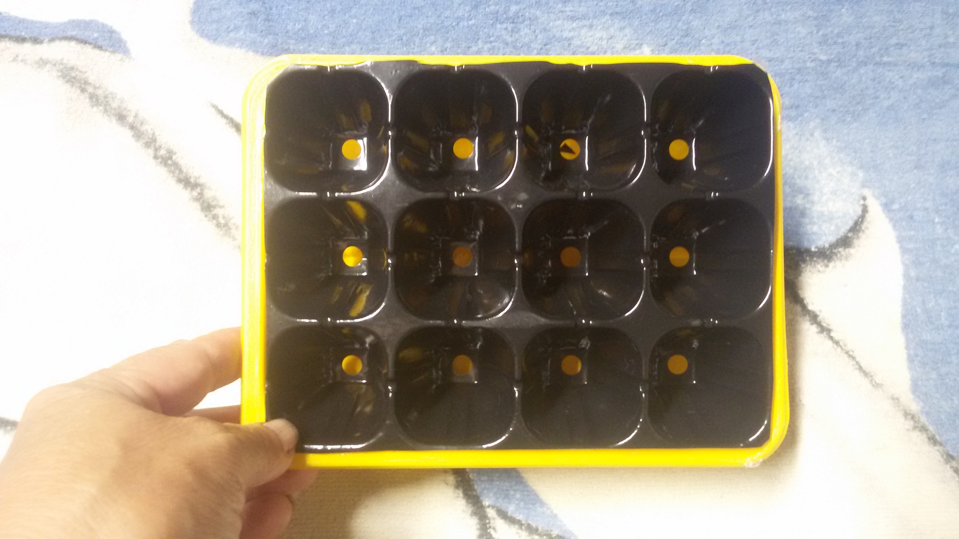 Фотография покупателя товара Кассета для рассады, на 72 ячейки, по 50 мл, из пластика, чёрная, 54 × 28 × 4 см, Greengo - Фото 1