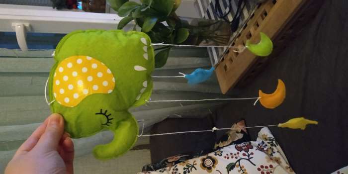 Фотография покупателя товара Подвеска с мягкими игрушками «Слоник», без кронштейна