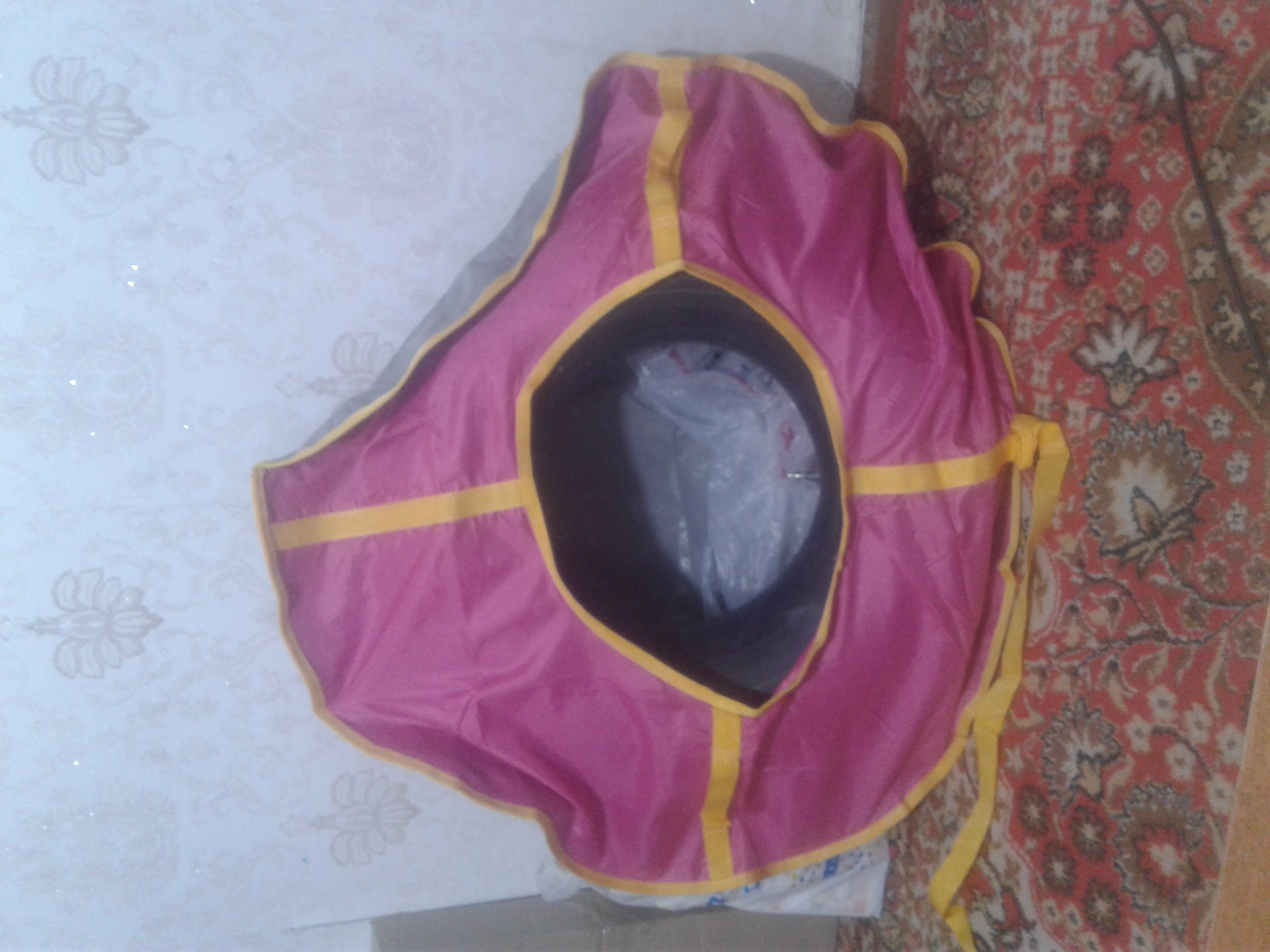 Фотография покупателя товара Тюбинг-ватрушка ONLITOP «Эконом», диаметр чехла 60 см, цвета МИКС - Фото 8