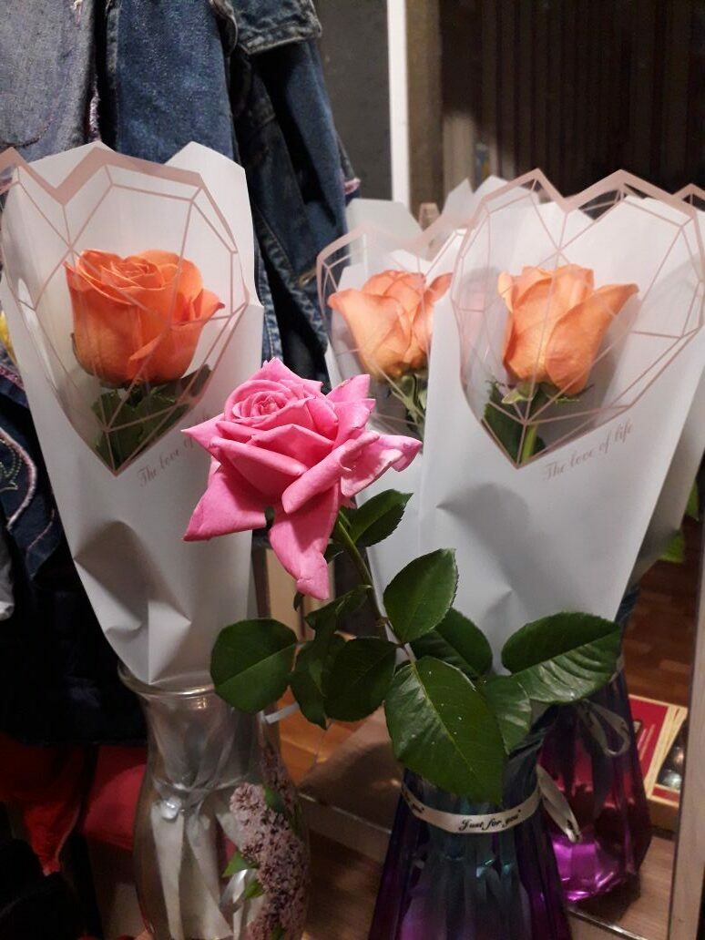 Фотография покупателя товара Конус для цветов, лаванда, 60 х 15 см - Фото 14