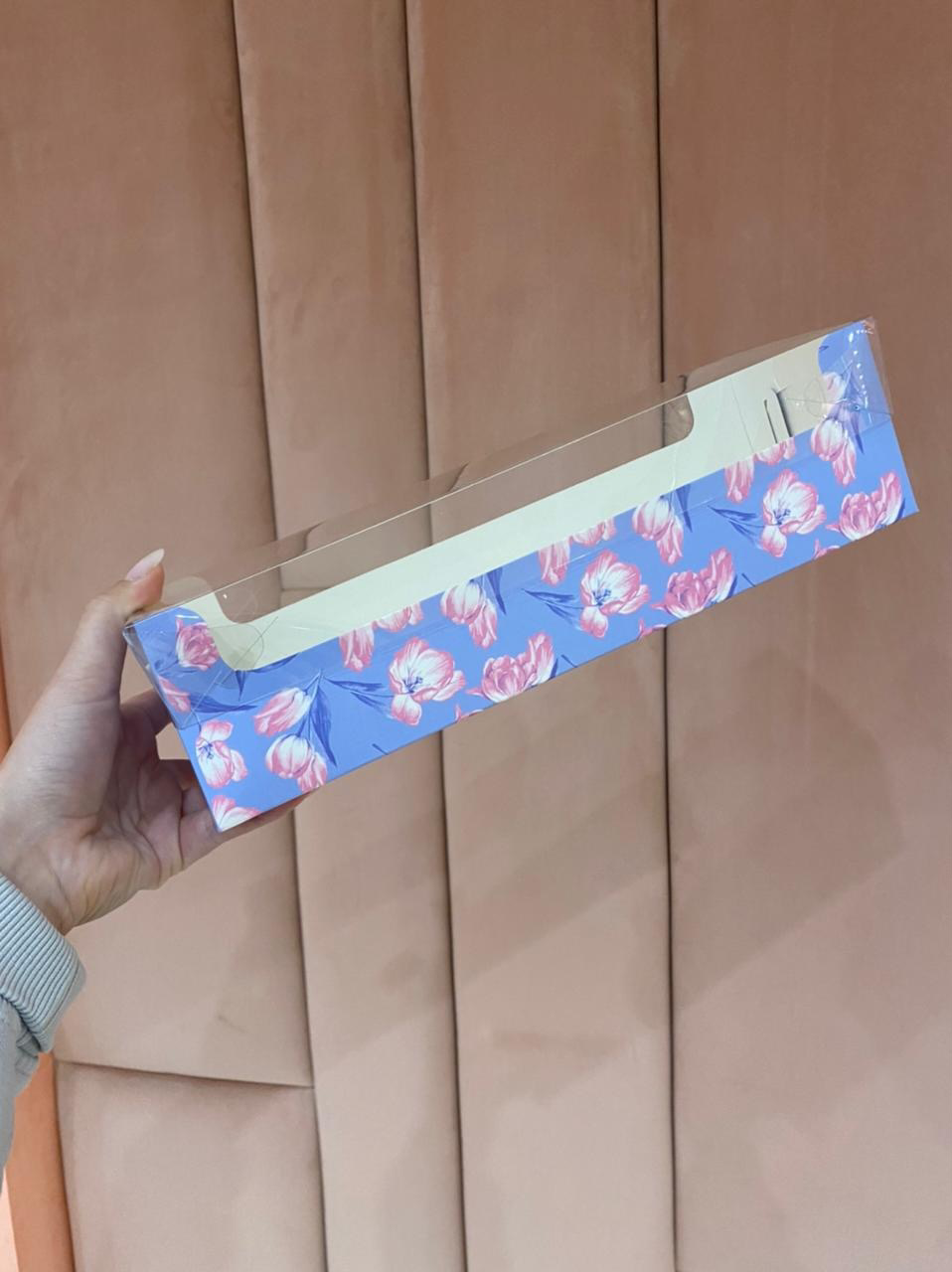Фотография покупателя товара Кондитерская упаковка, коробка для кекса с PVC крышкой, Present, 30 х 8 х 11 см - Фото 9