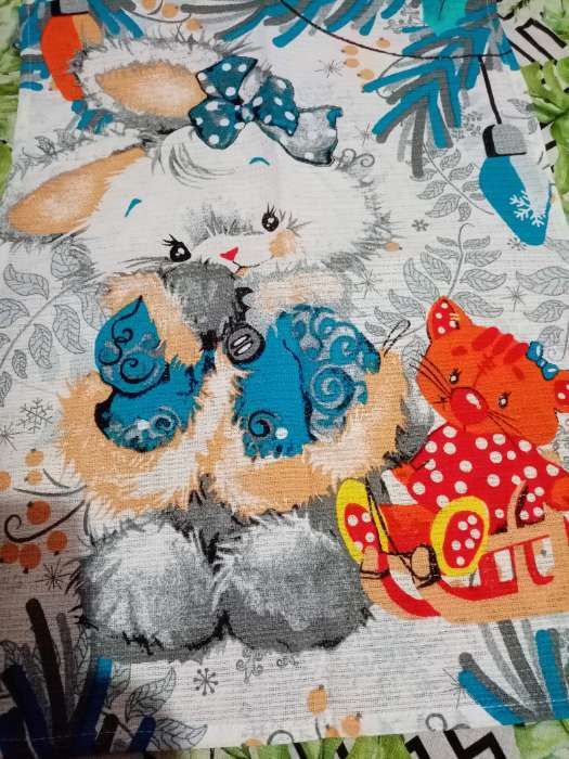 Фотография покупателя товара Полотенце 35х60 см, Рождественская прогулка, вафля, 160г/м2, хлопок 100% - Фото 2