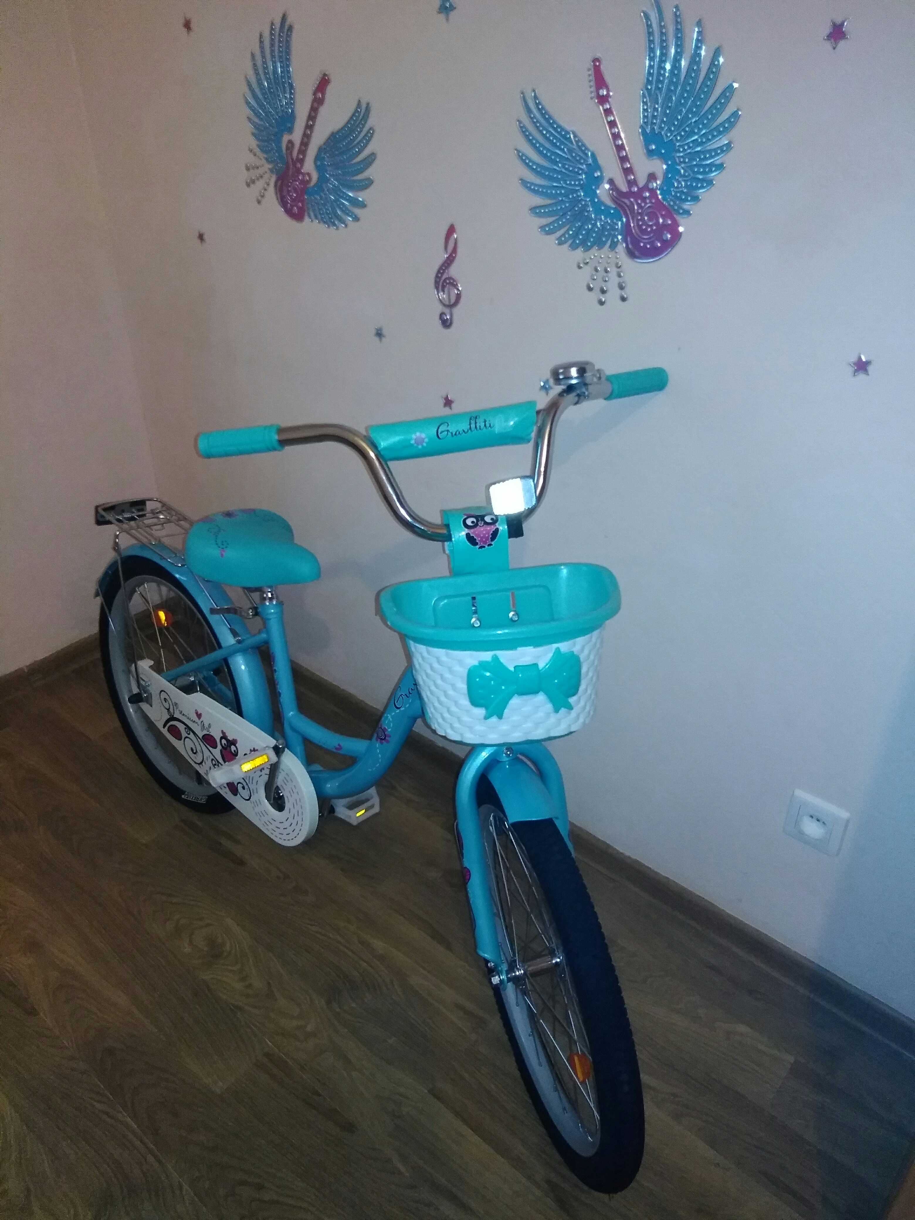 Фотография покупателя товара Велосипед 20" Graffiti Premium Girl RUS, цвет сиреневый - Фото 1