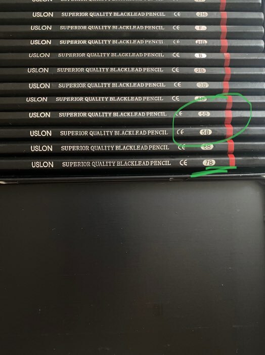 Фотография покупателя товара Набор карандашей чернографитных Gladed Pencil, 12 штук, твердость 2Н-8В - Фото 4