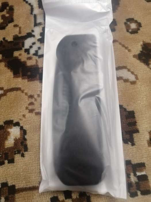 Фотография покупателя товара Расчёска складная, 17,5 × 3 см, цвет чёрный