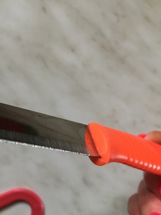 Фотография покупателя товара Нож кухонный «Ланфорд», лезвие 11 см, цвет МИКС - Фото 3