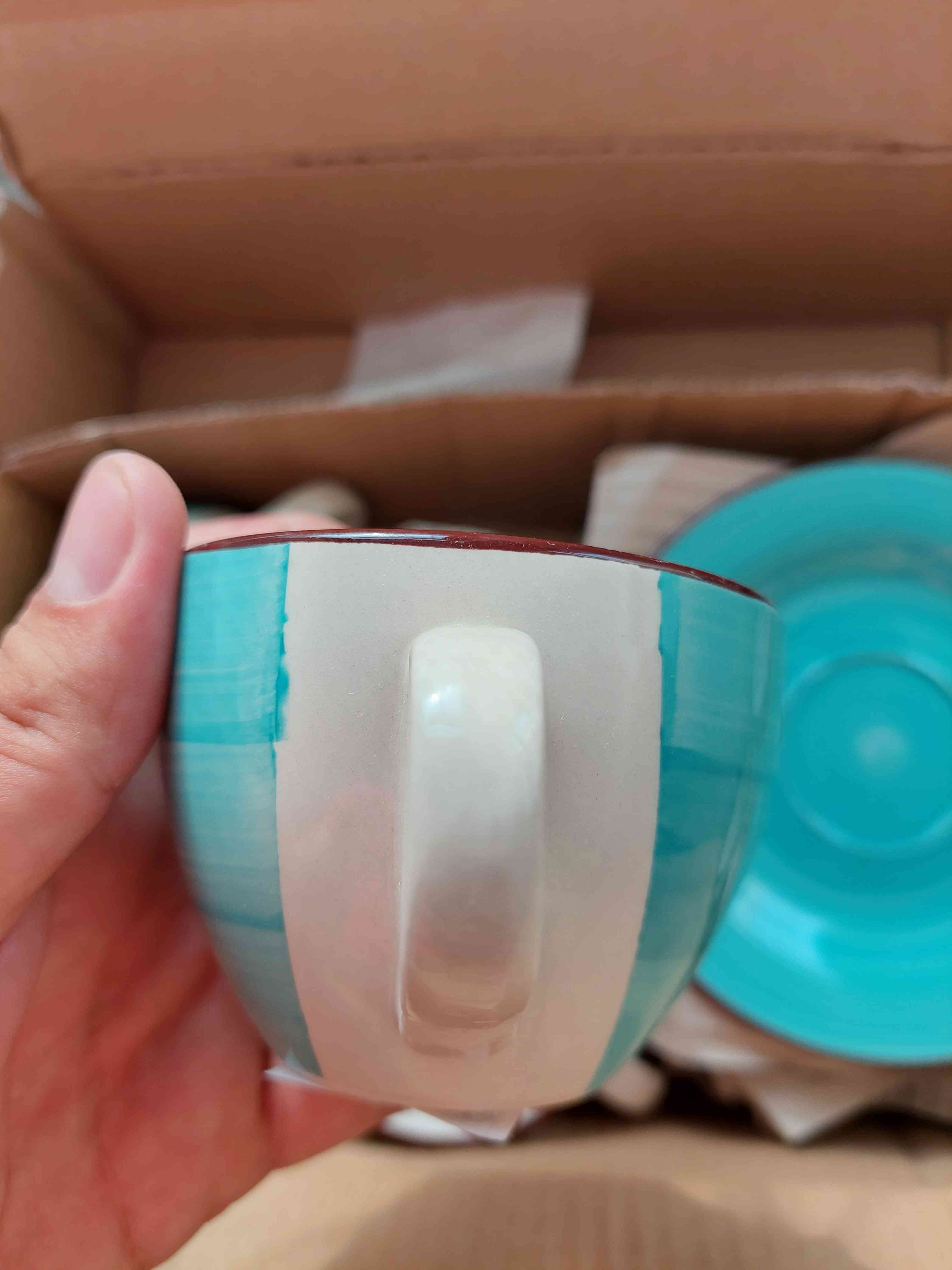 Фотография покупателя товара Чайная пара керамическая Доляна «Морской мир», 2 предмета: чашка 200 мл, блюдце d=14,5 см, цвет голубой - Фото 12