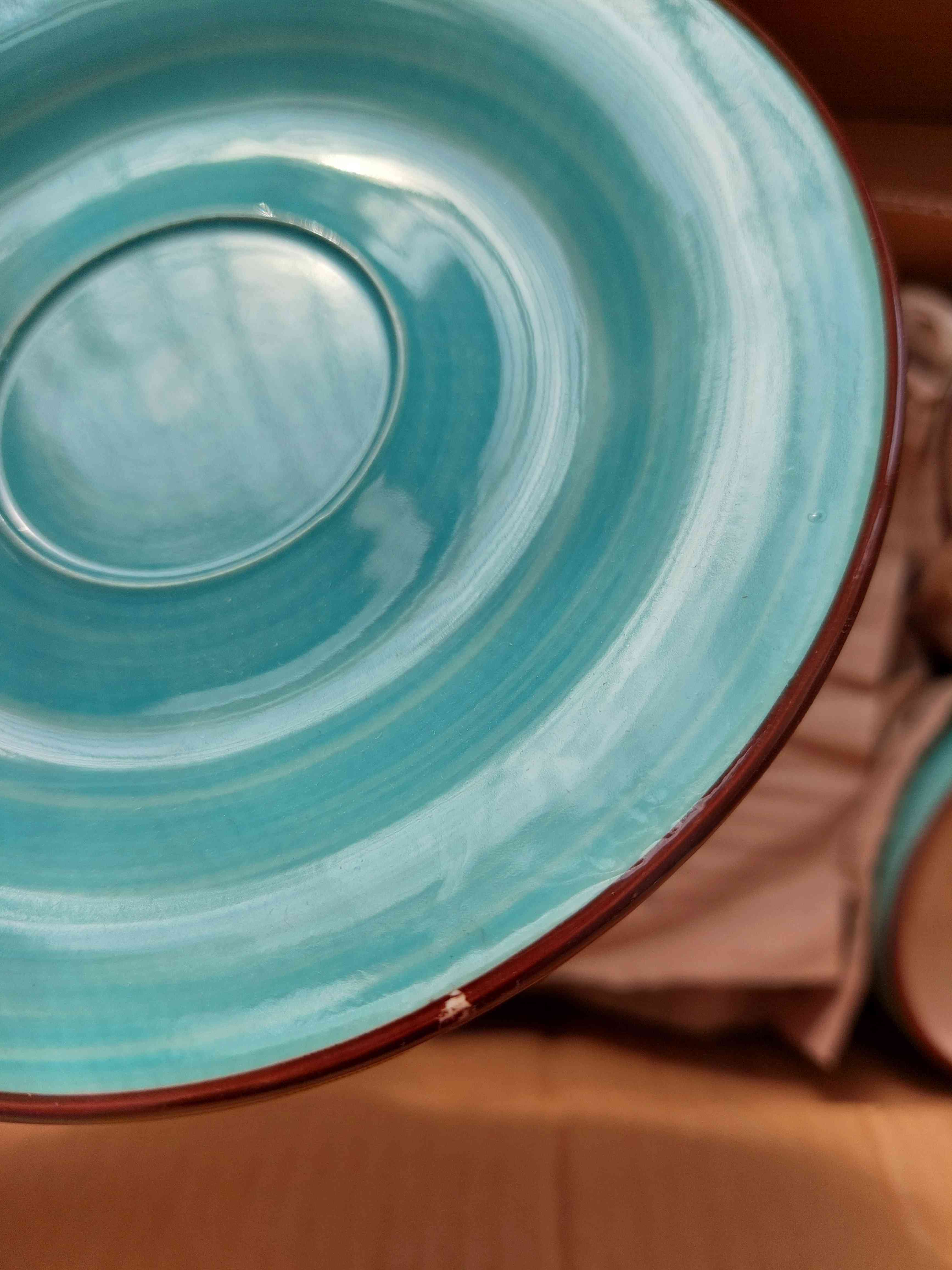 Фотография покупателя товара Чайная пара керамическая Доляна «Морской мир», 2 предмета: чашка 200 мл, блюдце d=14,5 см, цвет голубой - Фото 8