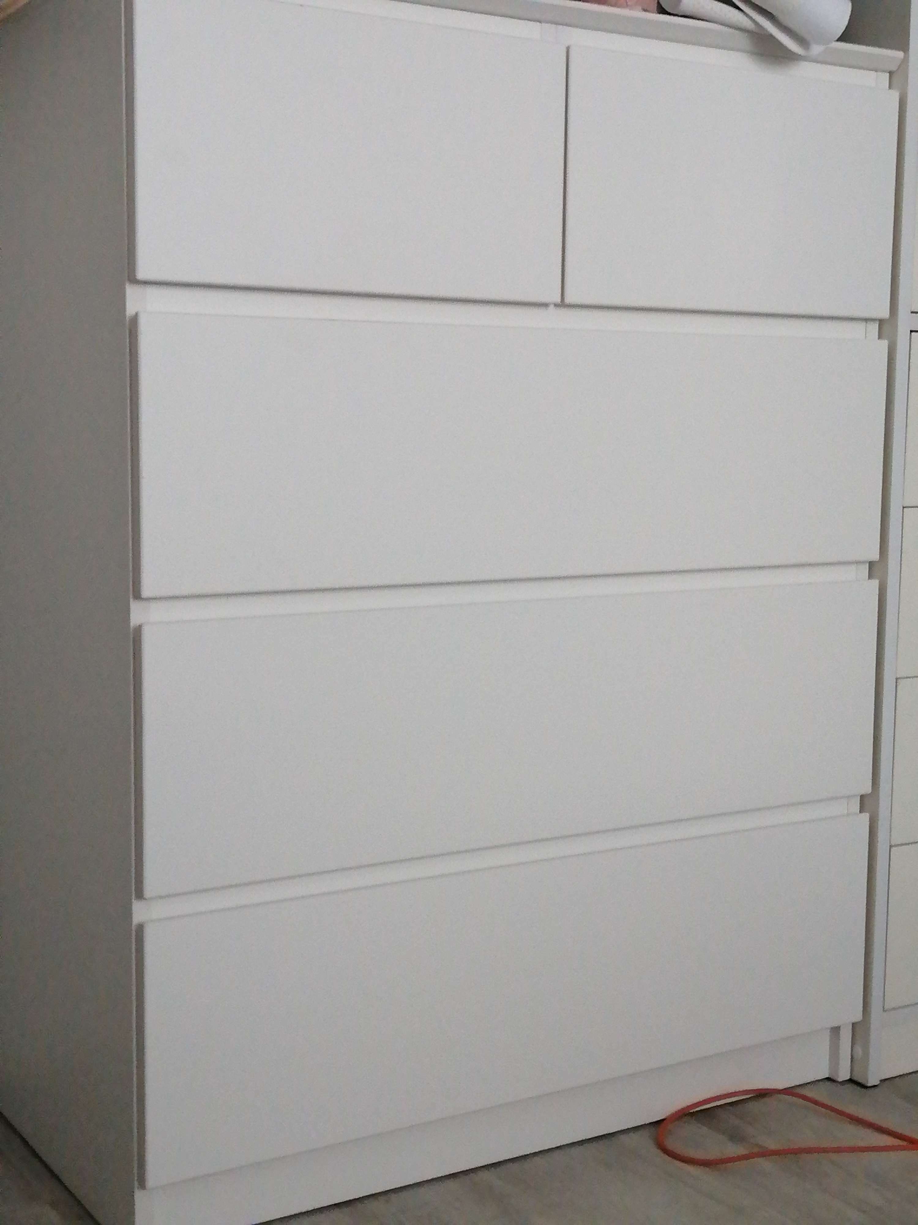 Фотография покупателя товара Комод с 5-ю ящиками «Т-5Р», 800 × 446 × 1044 мм, цвет белый