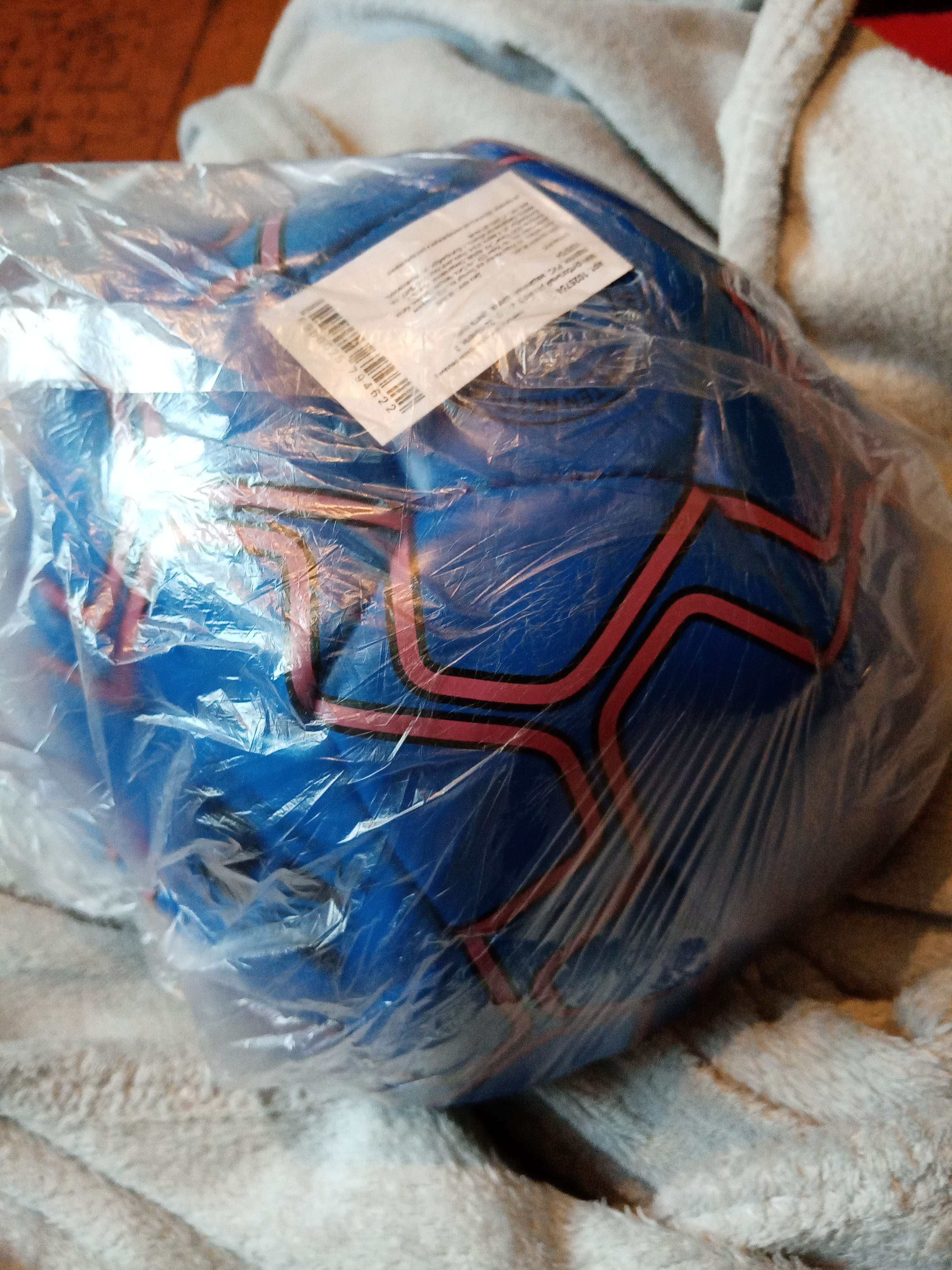 Фотография покупателя товара Мяч футбольный ONLYTOP, PVC, машинная сшивка, 32 панели, р. 5 - Фото 2