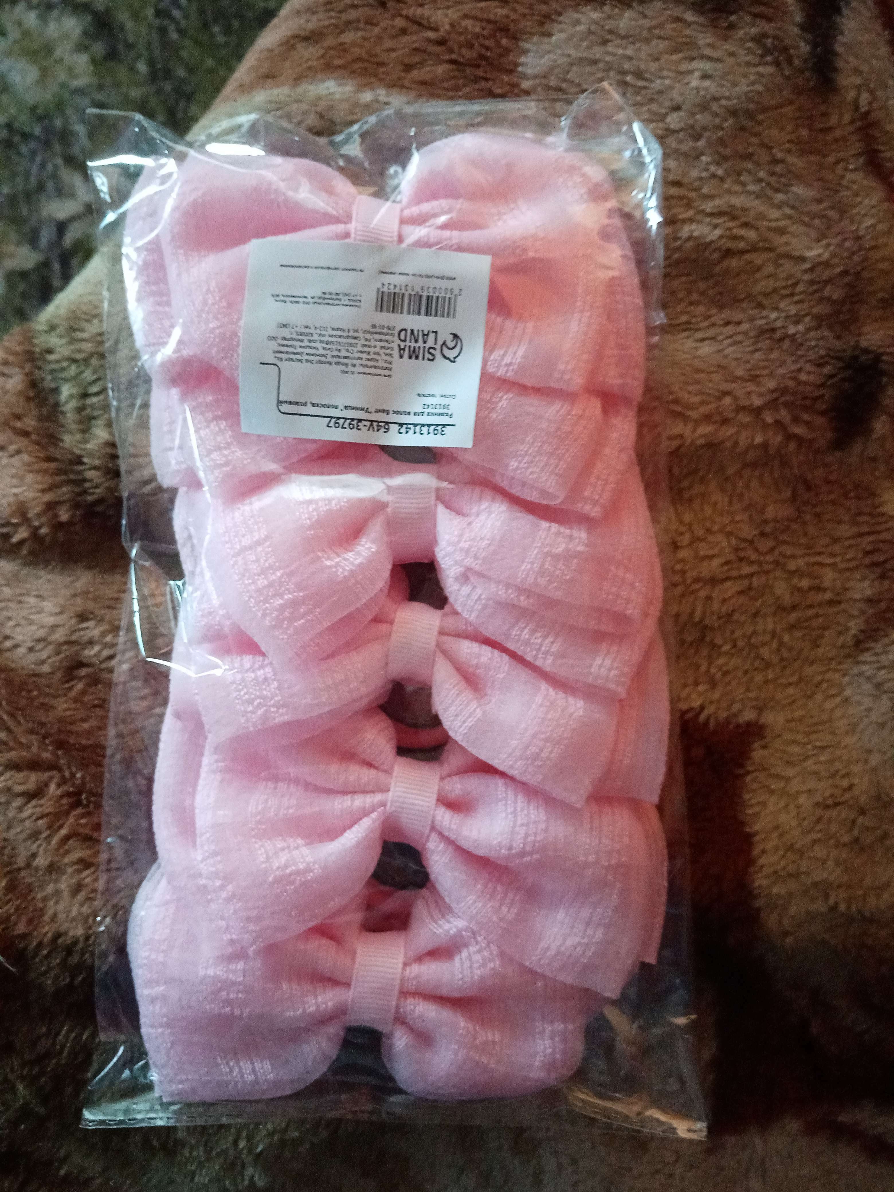 Фотография покупателя товара Резинка для волос "Умница" бант двойной, розовый - Фото 1