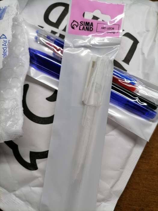 Фотография покупателя товара Ручка для джинсовой ткани термоисчезающая, цвет белый