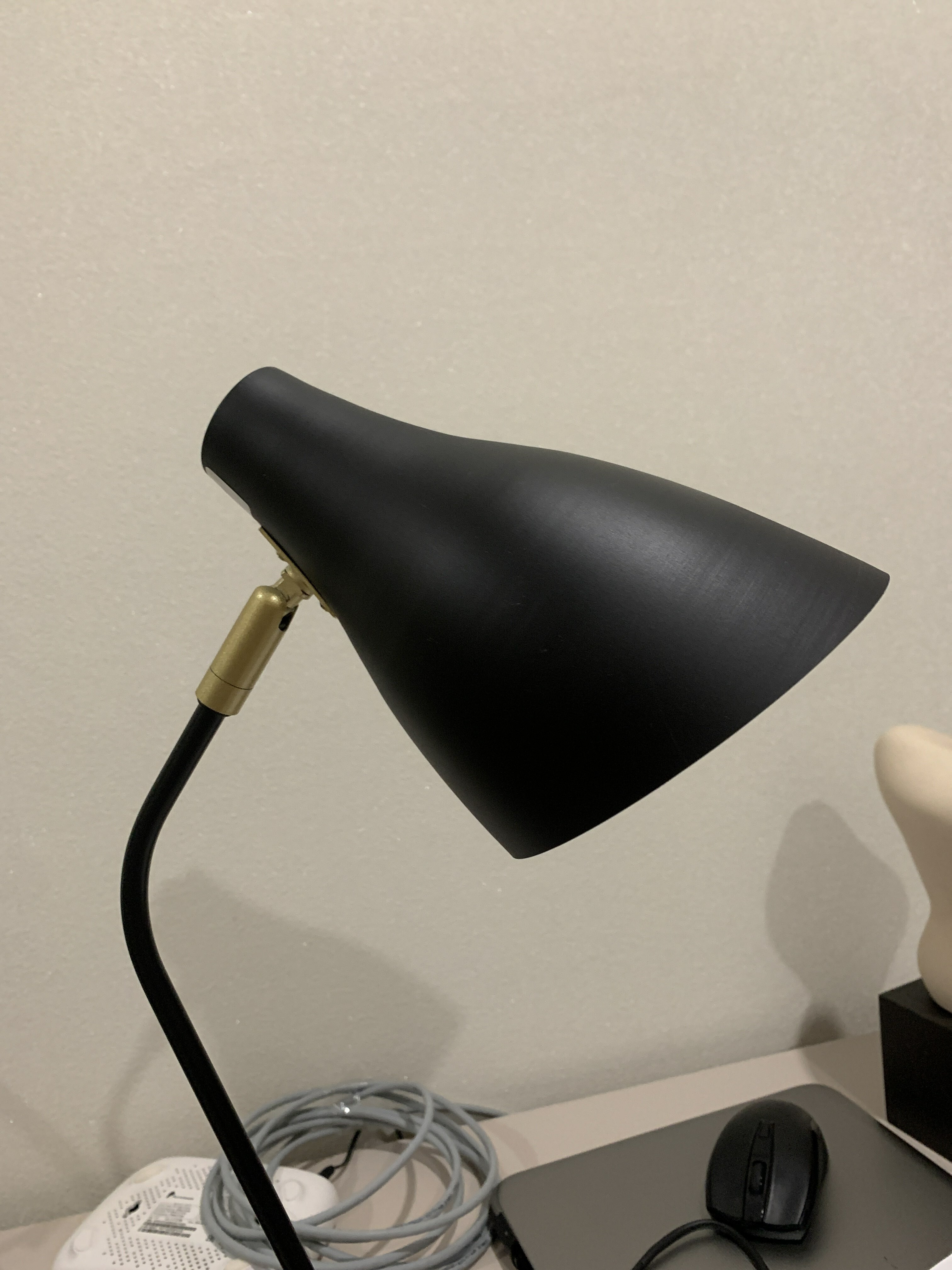 Фотография покупателя товара Настольная лампа "Томас" 1х40Вт Е27 черный 25х15,5х54см RISALUX