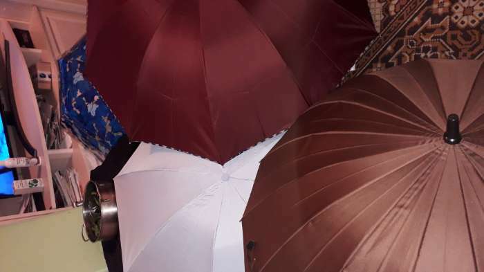 Фотография покупателя товара Зонт механический «Цветы», ветроустойчивый, 4 сложения, 8 спиц, R = 48 см, цвет МИКС - Фото 3