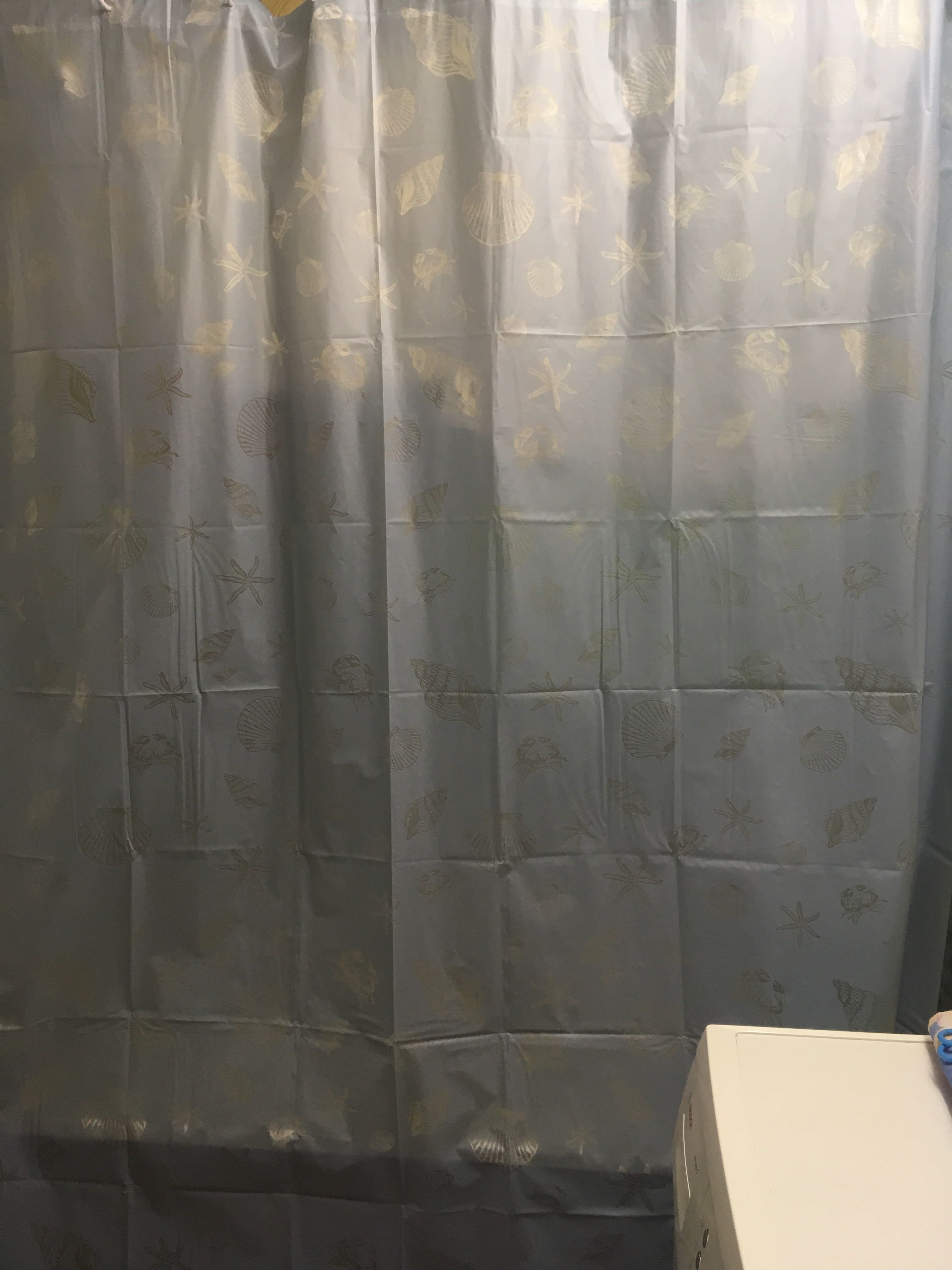 Фотография покупателя товара Штора для ванны Доляна «Капли», 180×180 см, EVA - Фото 1