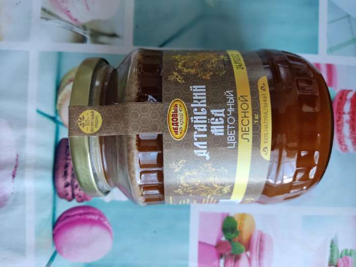 Фотография покупателя товара Мёд алтайский Лесной натуральный цветочный, 1000 г - Фото 6