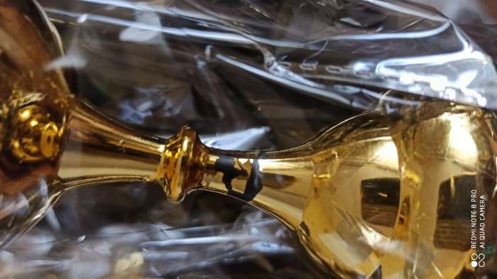 Фотография покупателя товара УЦЕНКА Кубок 036А, наградная фигура, золото, подставка пластик, 10 × 12,5 × 22,7 см - Фото 1
