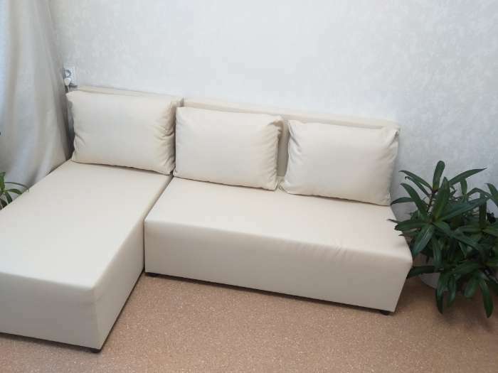 Фотография покупателя товара Угловой диван «Алиса», еврокнижка, рогожка savana/arben, цвет grey - Фото 2