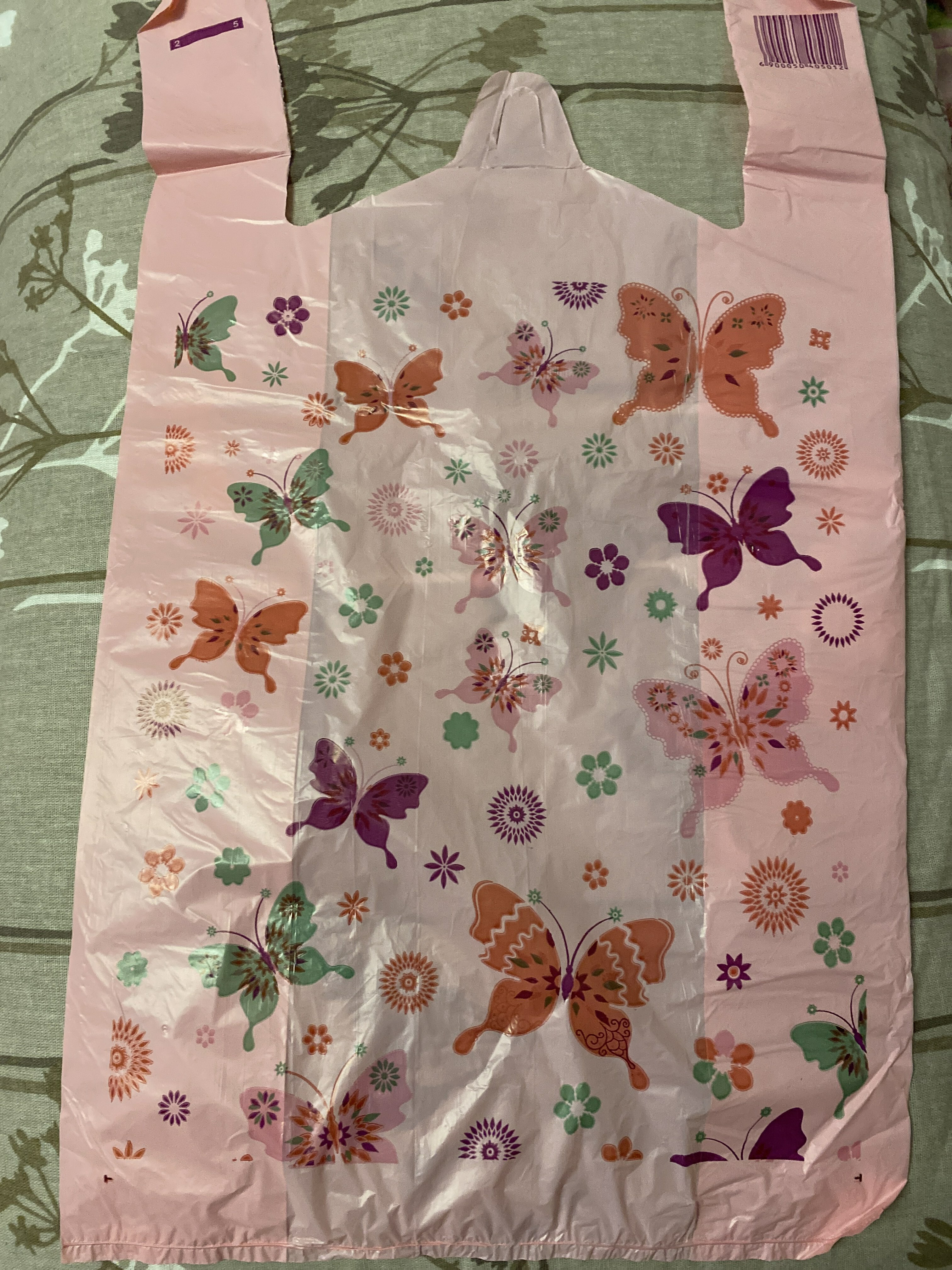 Фотография покупателя товара Пакет "Бабочки розовые", полиэтиленовый майка, 28 х 50 см, 12 мкм - Фото 1