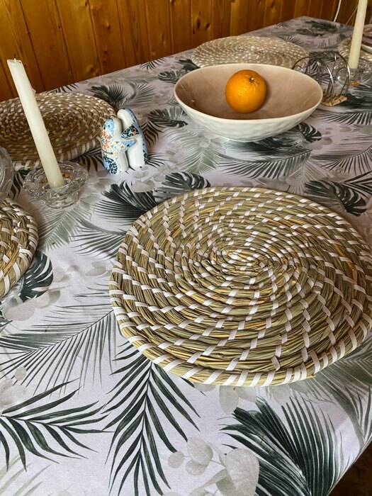 Фотография покупателя товара Салфетка сервировочная на стол Доляна «Солнце», d=30 см, цвет белый - Фото 1