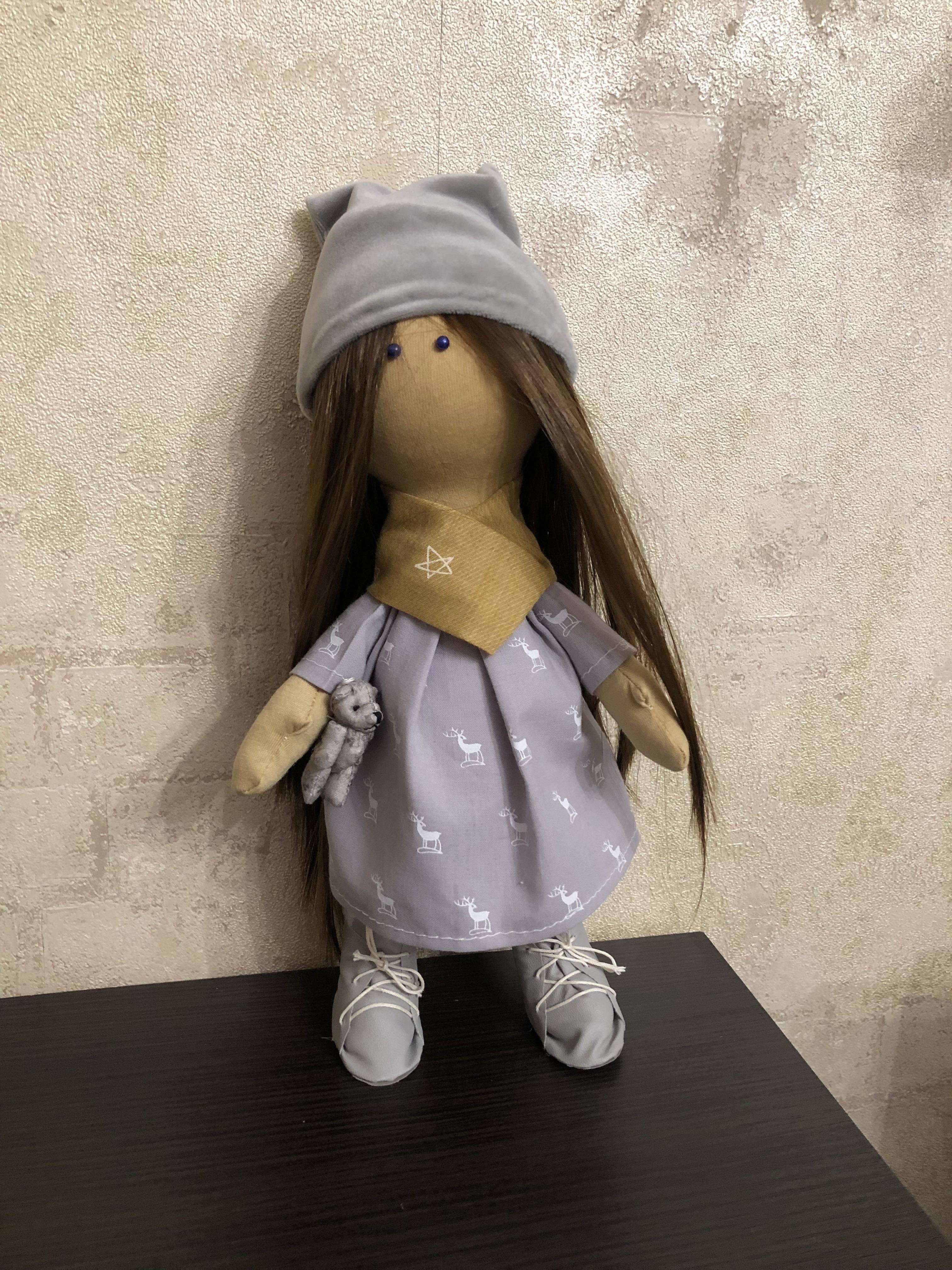 Фотография покупателя товара Набор для шитья. Интерьерная кукла «Софья», 30 см - Фото 2