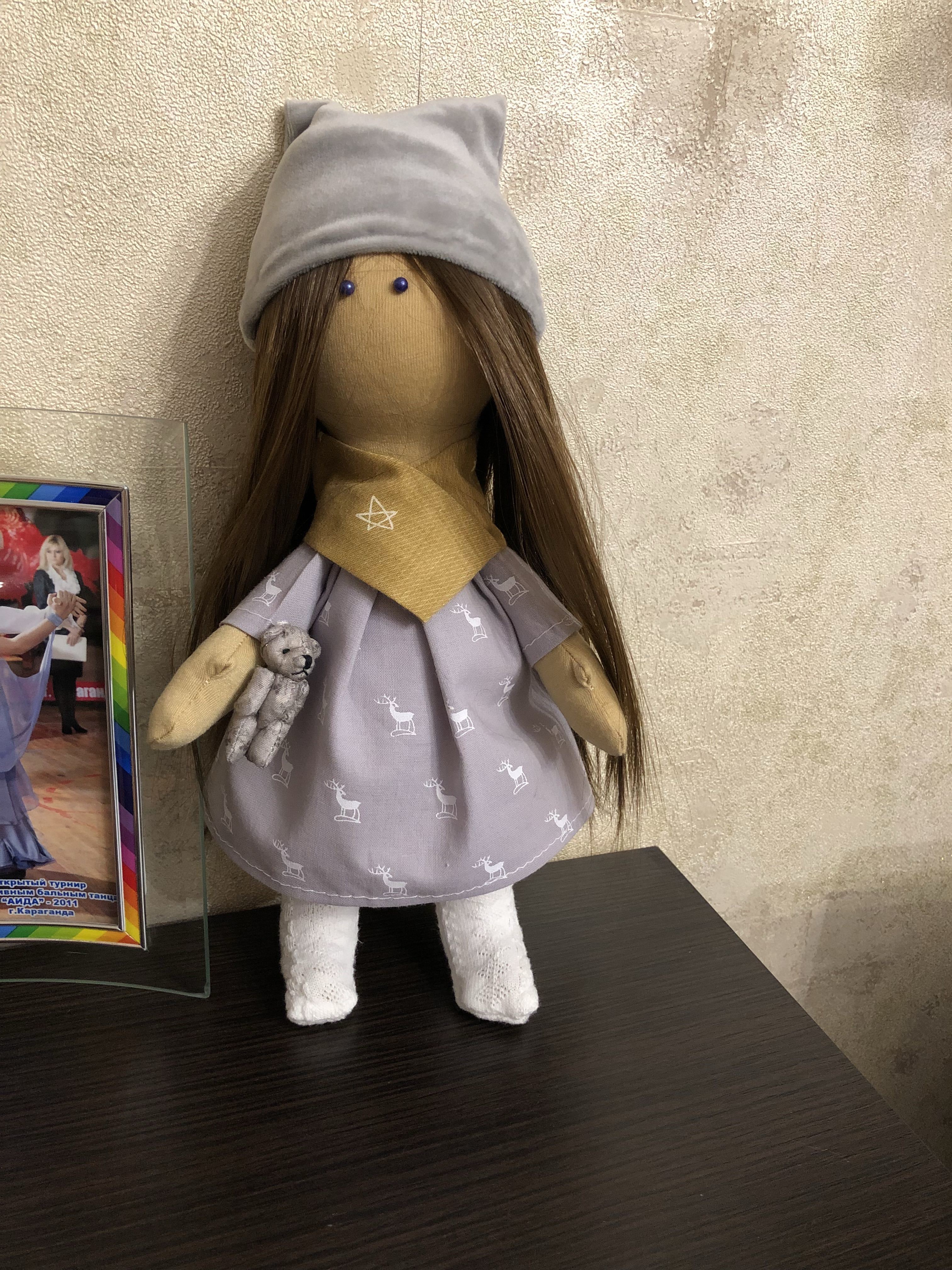 Фотография покупателя товара Набор для шитья. Интерьерная кукла «Софья», 30 см - Фото 3