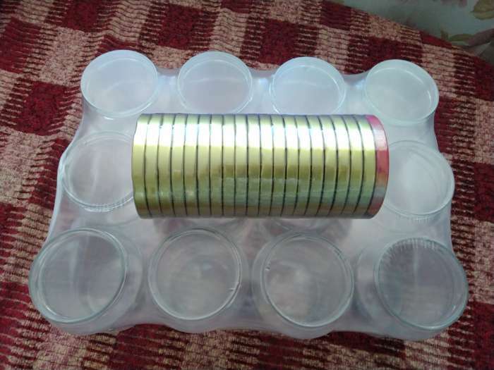 Фотография покупателя товара Крышка для консервирования «Ассорти», ТО-82 мм, винтовая, лакированная, упаковка 20 шт, цвет золотой - Фото 8