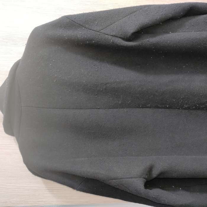 Фотография покупателя товара Скребок для чистки одежды, ковров, мебели Доляна, 16,5×12,5 см, ручка сосна