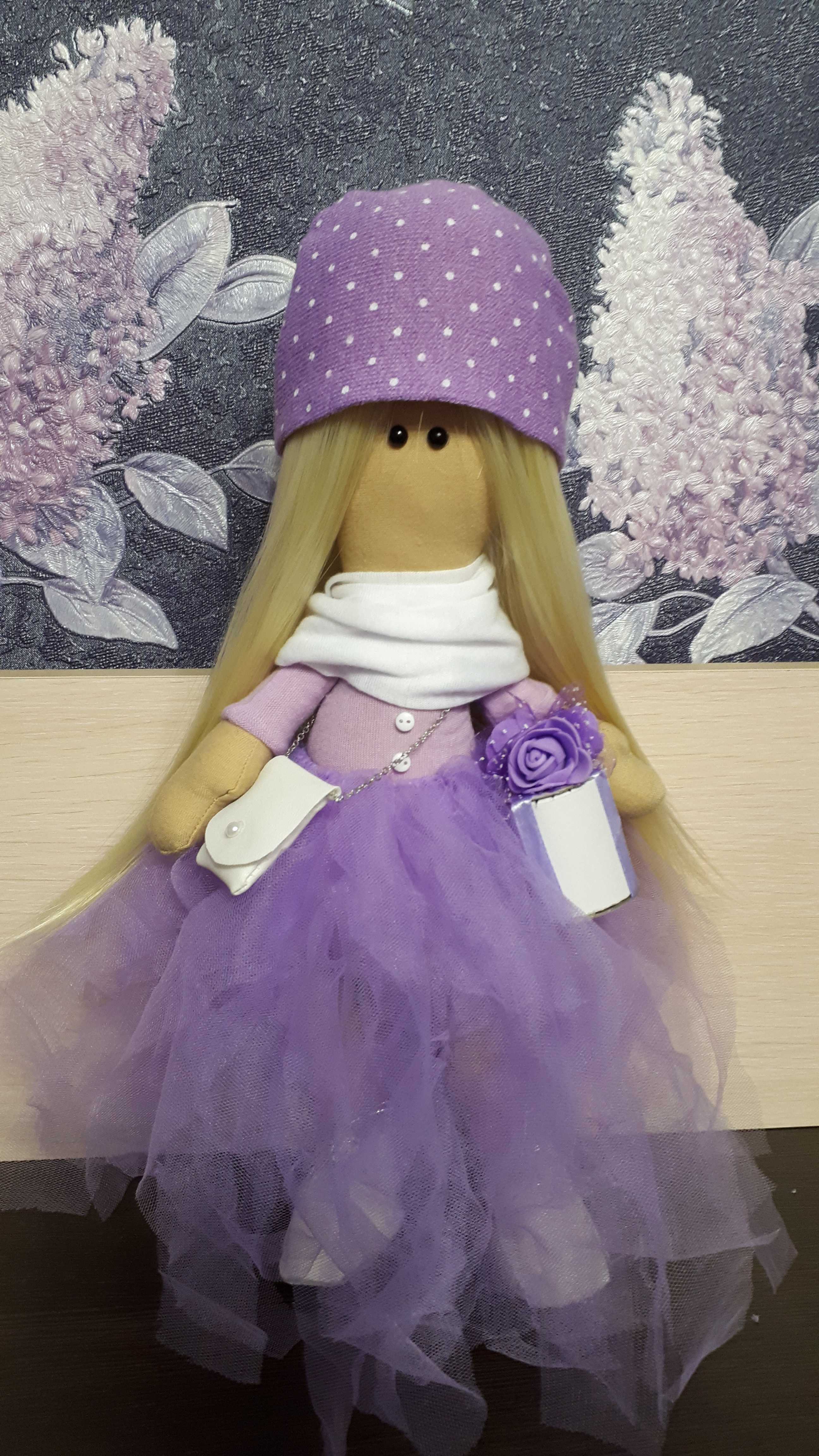 Фотография покупателя товара Набор для шитья. Интерьерная кукла «Лизи», 30 см - Фото 2